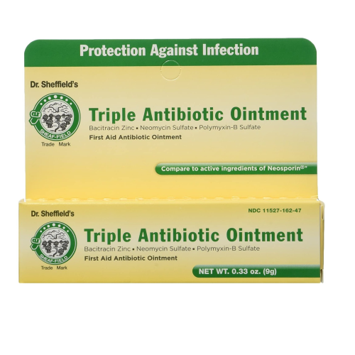 DR SHEFFIELD'S TRIPLE ANTIBIOTIC + PAIN RELIEF CREAM 1OZ