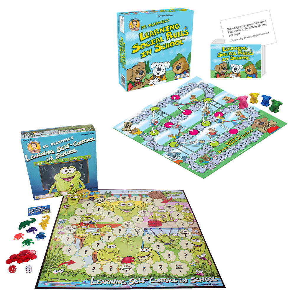 Dr. Playwell's Games of Learning, Revised, Set of 2