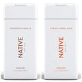 Birsppy Native Body Wash Bundle - Coconut and Vanilla & Citrus and Herbal Musk - 11.5 oz (340ml) Each
