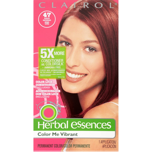 CLAIROL HERBAL ESSENCES PERMANENT HAIR COLOR - 47 DISCO INFERNO