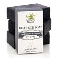 Southern Natural Activated Charcoal Soap Bar (3 Pack) Charcoal Face Soap, Acne Soap and Body Soap For Sensitive Skin. Made With Dead Sea Mud, Goat Milk & Peppermint Essential Oil.