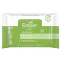 Simple Kind to Skin Cleansing Facial Wipes (25) - Pack of 6