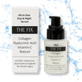 MÈLI The Fix 4 in 1 Face Serum Moisturizer with Collagen, Hyaluronic Acid, Vitamin-C and Retinol, Anti-Aging Day & Night Formula to Smooth, Moisturize, Brighten & Rejuvenate