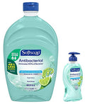 Softsoap Liquid Hand Soap Refill, Antibacterial Fresh Citrus, 57.5 Ounce Combo Pump + Bottle