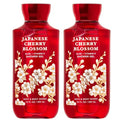 Bath and Body Works Japanese Cherry Blossom Shower Gel Gift Sets For Women 10 Oz 2 Pack (Japanese Cherry Blossom)