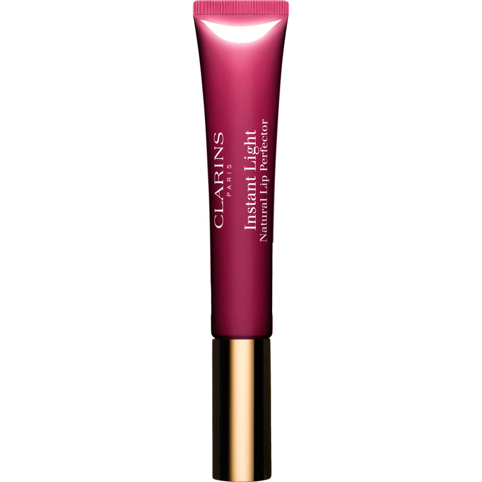 Clarins Natural Lip Perfector 08 Plum Shimmer Color Softly Textured Sweet NEW