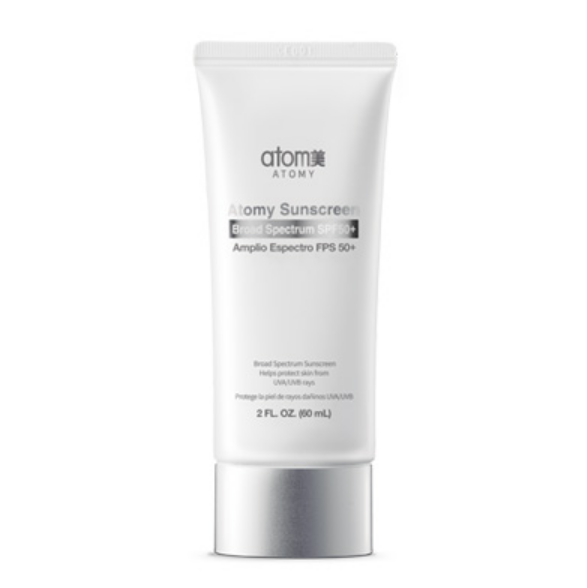 Atomy Sunscreen Broad Spectrum SPF 50+ UVA UVB Reflect Scatter Smooth 2 floz NEW