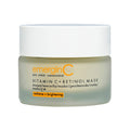 emergin C Vitamin C + Retinol Mask - Exfoliating Green Tea Face Mask with Kaolin Clay - Removes Dead Skin + Helps Improve the Appearance of Uneven Tone for Glowing Skin (1.7 oz, 50 ml)