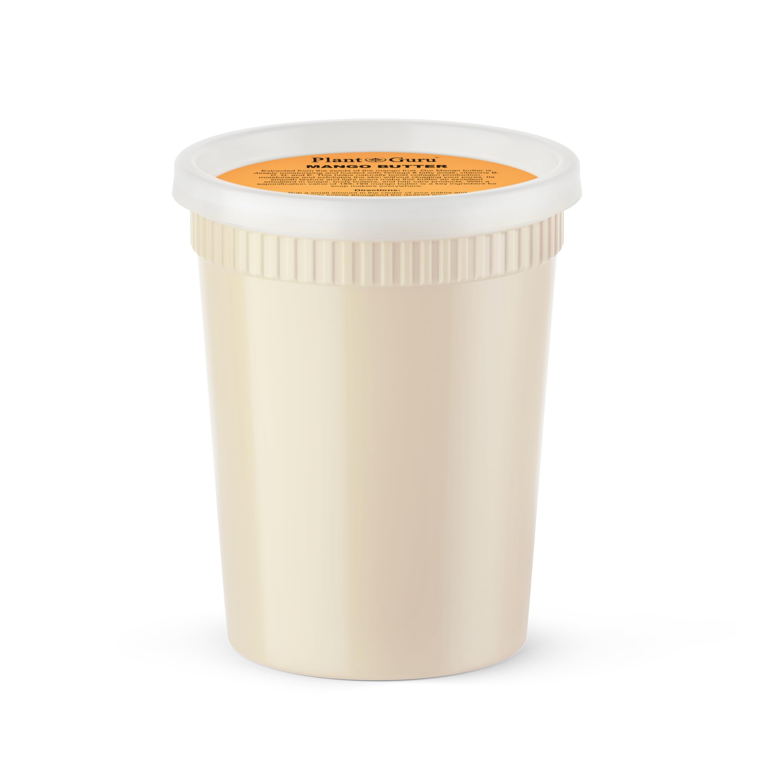 Raw Mango Butter 30 oz. / 1.9 lbs. - 100% Pure Natural Unrefined - Great for Skin, Body and Hair Growth. DIY Soap Making, Body Butter, Lotions and Creams.