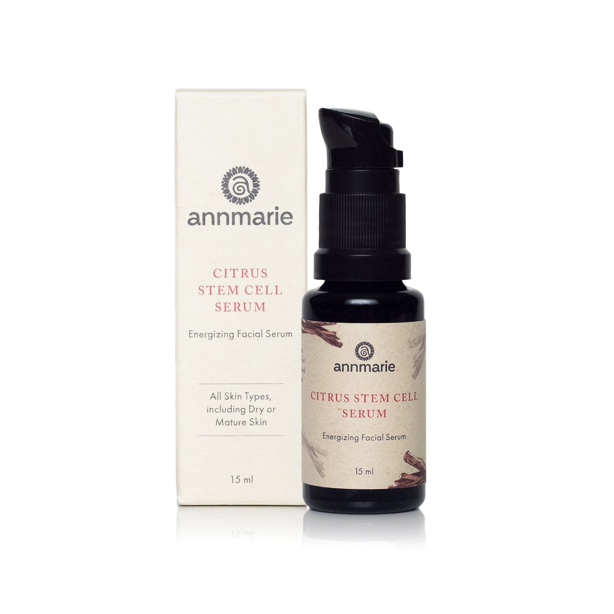 Annmarie Skin Care Citrus Stem Cell Serum - Aloe-Vera Based Serum with Citrus-Derived Stem Cells, Brightening & Toning Serum for Dark Spots, Dry & Dull Skin, All Skin Types (15ml, 0.5 fl oz)