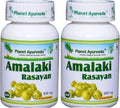 Planet Ayurveda Amalaki Capsules| Organic Amla Supplement- Supports Digestion, Eye, Heart & Skin Health| Maintains A Healthy Immune System | 100% Natural GMP Certified 60 Veg Capsules | Pack of 2