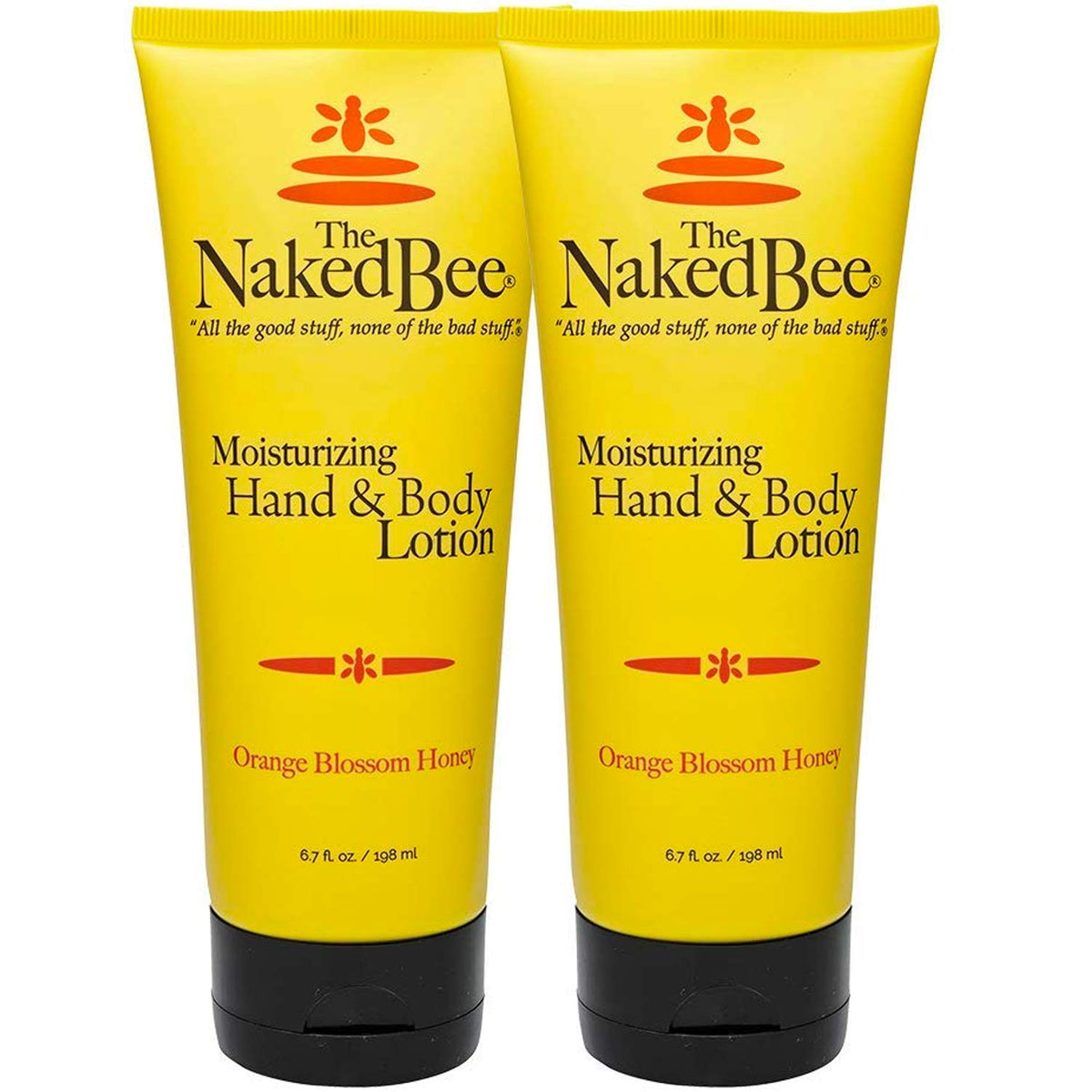 The Naked Bee Orange Blossom Honey Hand and Body Lotion, 6.7oz - 2 Pack