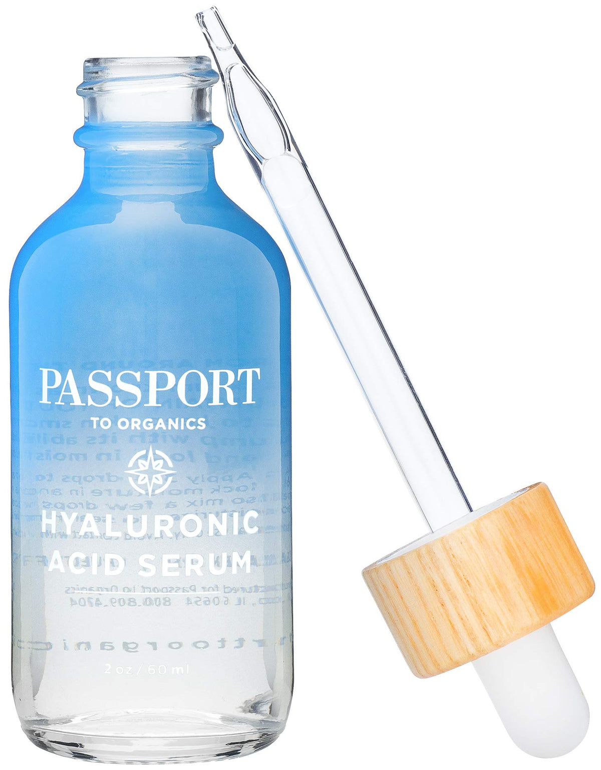 Hyaluronic Acid Serum - Organic and Vegan - 100 Percent Pure of a 1 Percent Solution 2 Ounce