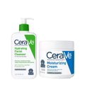 CeraVe Daily Skin Care Set for Dry Skin - Moisturizing Cream + Hydrating Facial Cleanser – The Original CeraVe Imported from USA
