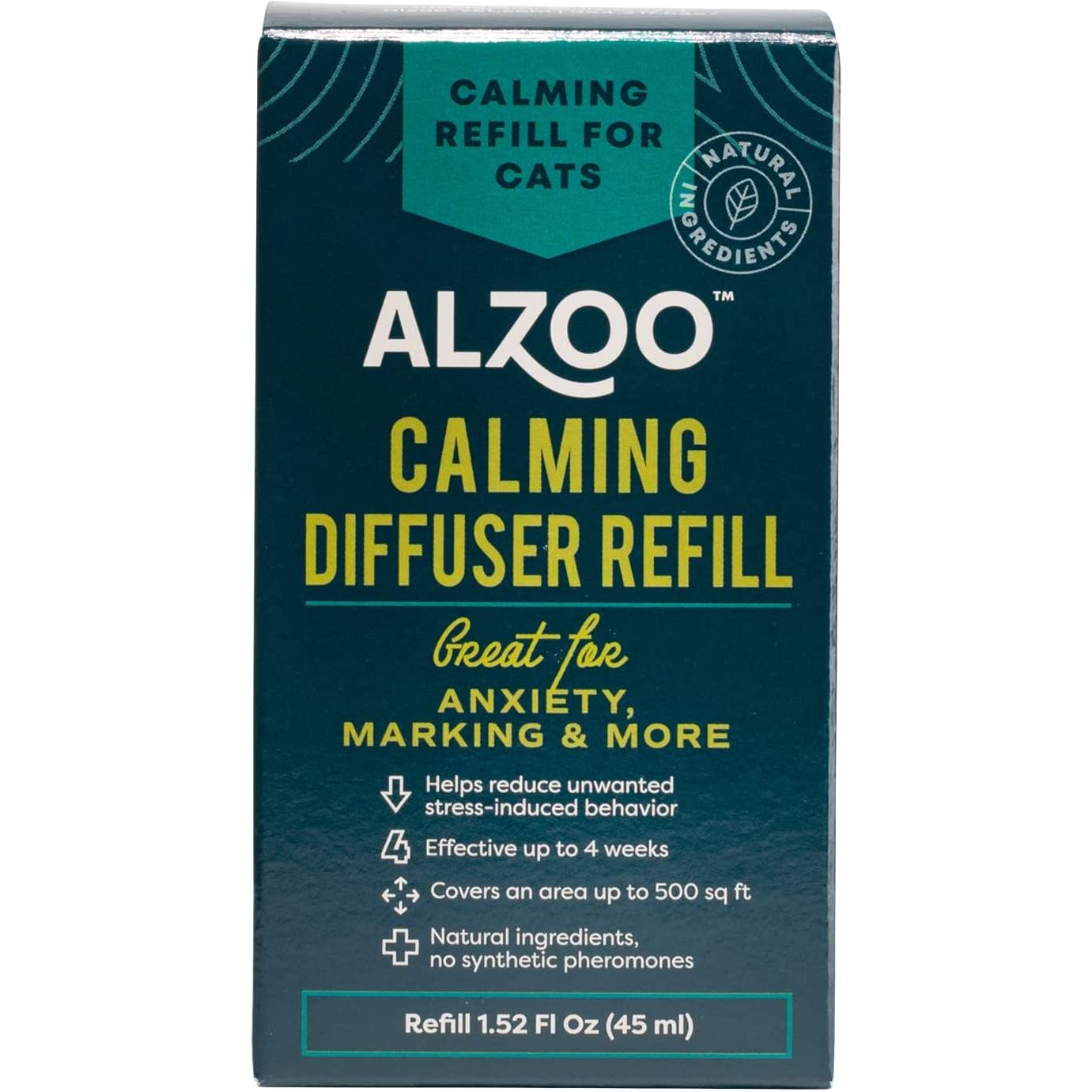 ALZOO All Natural Calming Diffuser Refill for Cats