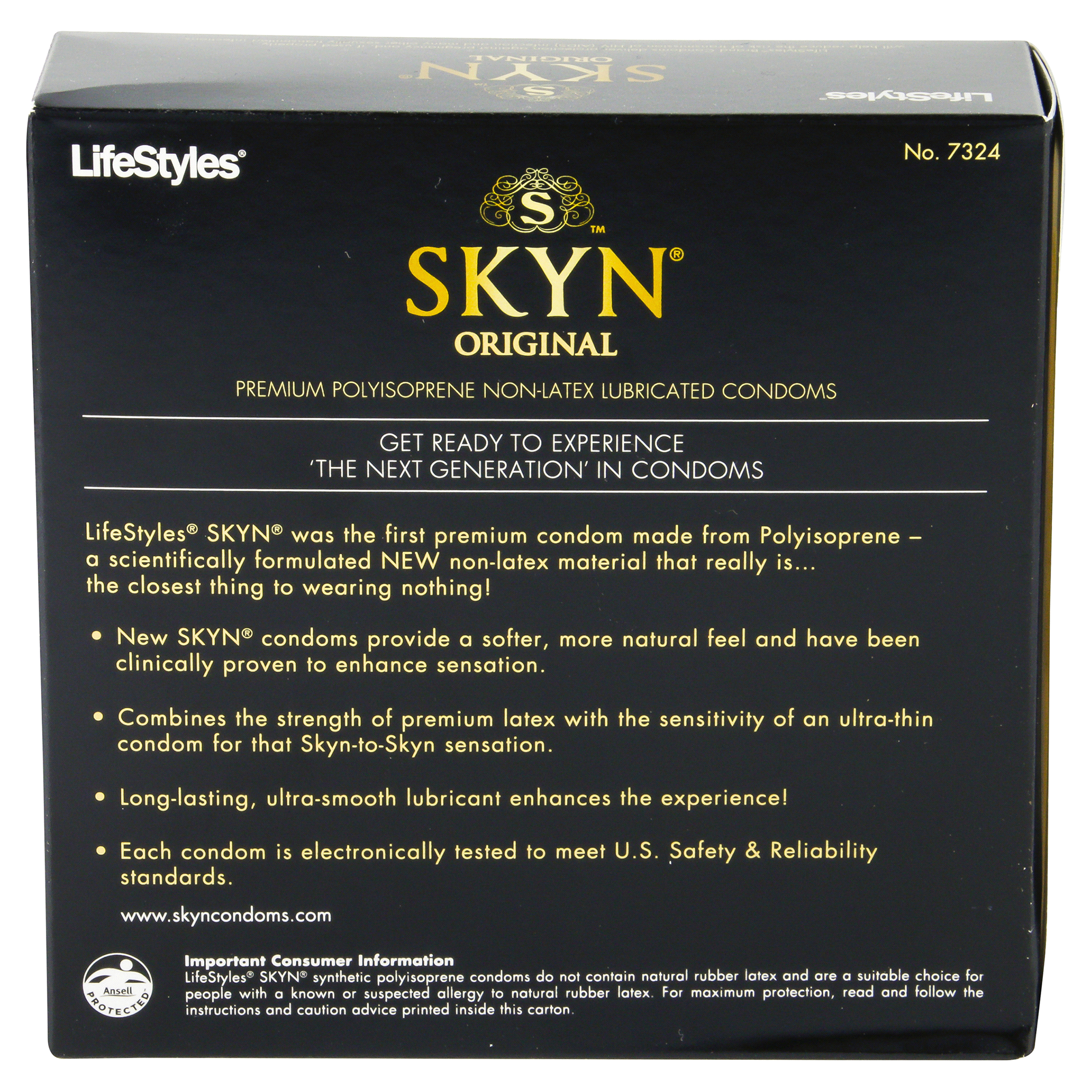 LifeStyles Skyn Feel Everything Original Condom Box of 24